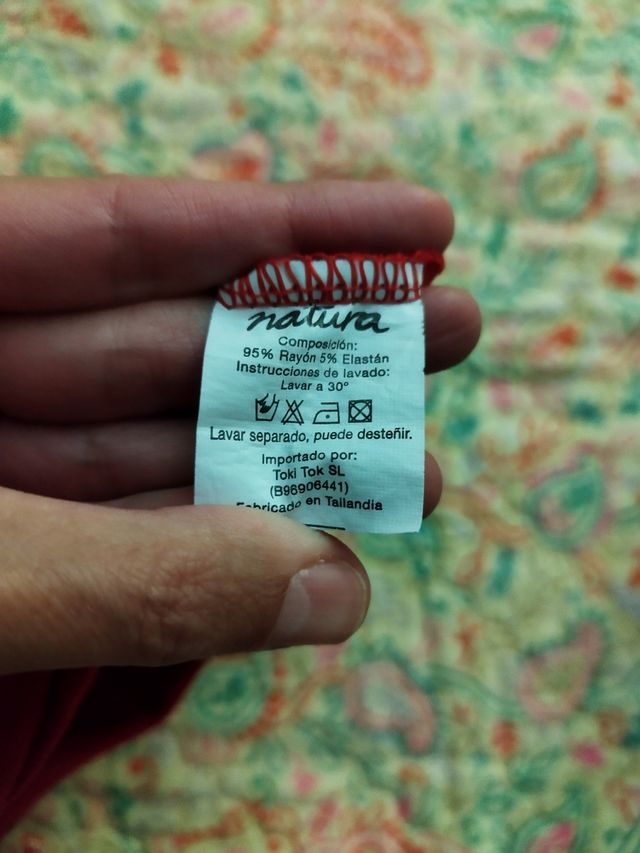 Vestido Natura talla única.