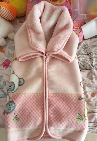 manta cremallera bebe