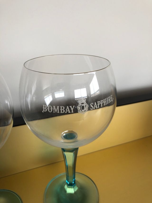 Pack 5 copas grandes Bombay Sapphire