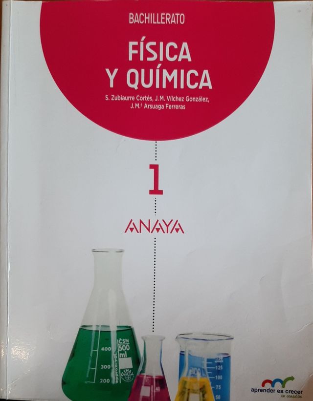 Libro Física y Química 1°Bachillerato (Anaya)