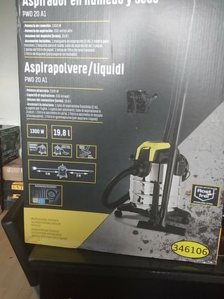Aspirador en húmedo y seco Parkside PWD 20 A1 de segunda mano por 69 EUR en  Madrid en WALLAPOP