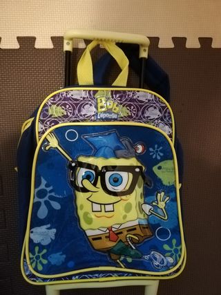 Mochila ruedas Bob Esponja de segunda mano por 8 EUR en Badajoz en WALLAPOP