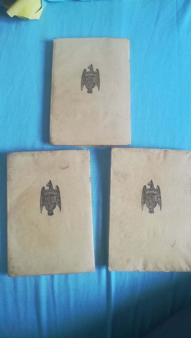 3 libros muy antiguos de pintores españoles