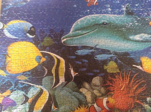Puzzle 1000 Piezas 3D Dolphin Reef