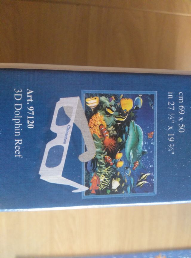 Puzzle 1000 Piezas 3D Dolphin Reef