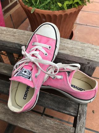 converse rosas bajas