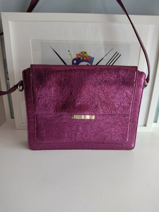 Bolso metalizado Bimba y Lola de segunda mano por 20 EUR en Pontevedra en  WALLAPOP