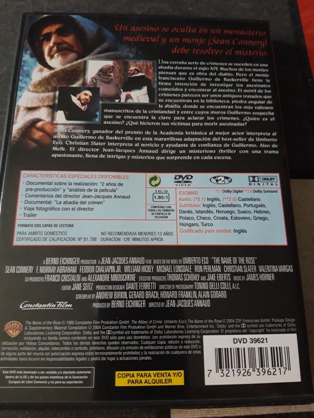 🟣 Il nome della rosa