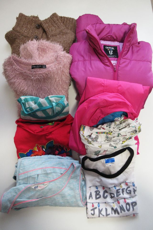LOTE ropa de segunda mano para niña de 10-12 años.