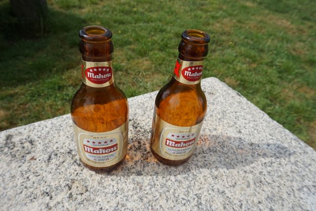 Botellines mahou antiguos clasicos