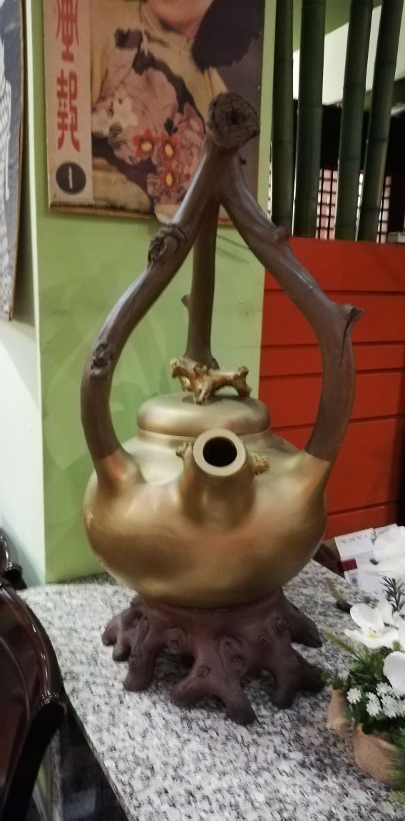 Tetera china gigante de porcelana YiXING