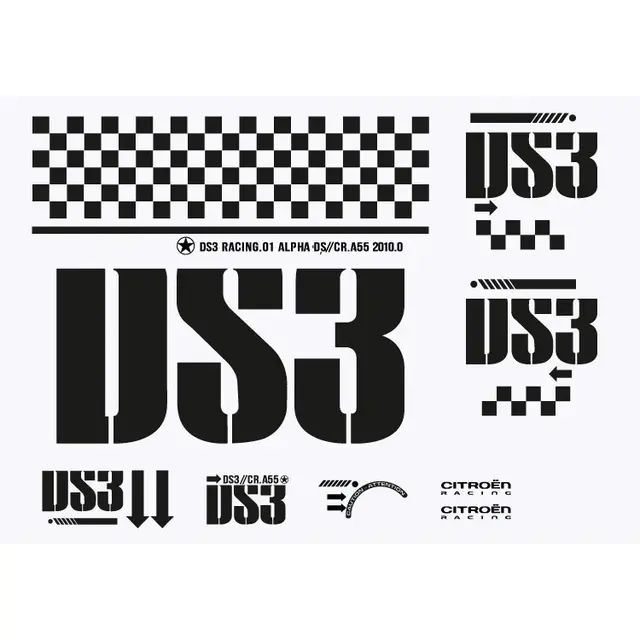 vinilo para Citroen DS3 racing