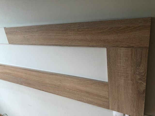 Juego dormitorio (cabecero y mesitas y mueble) de segunda mano por 150