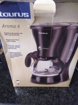Cafetera Taurus aroma 6 de segunda mano por 10 EUR en Barcelona en WALLAPOP