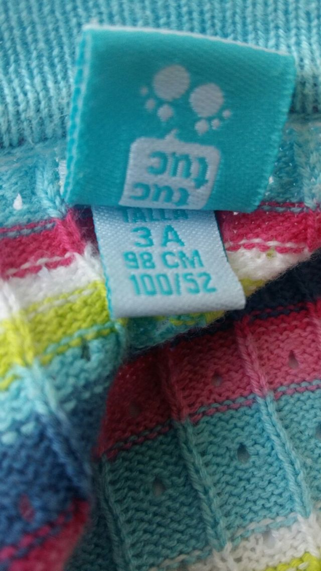 Vestido niña T 4  y chaqueta T 3 Tuc Tuc.