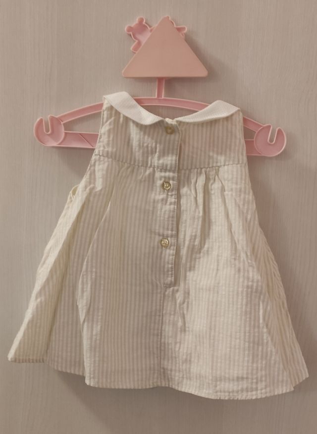 Blusa sin mangas bebé 6 meses