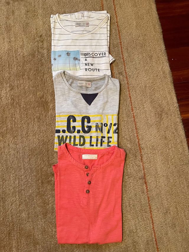 Camisetas talla 9-10 Zara