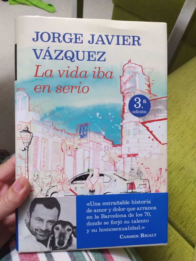Libro La vida iba en serio. 8€. Tapa dura