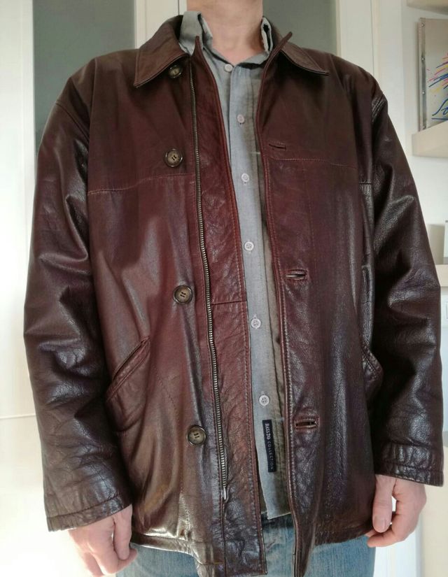 Cazadora de piel Giorgio Sappini