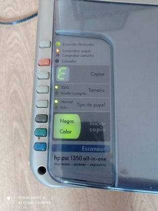 Impresora HP PSC 1350 de segunda mano por 15 EUR en Collado Villalba en  WALLAPOP