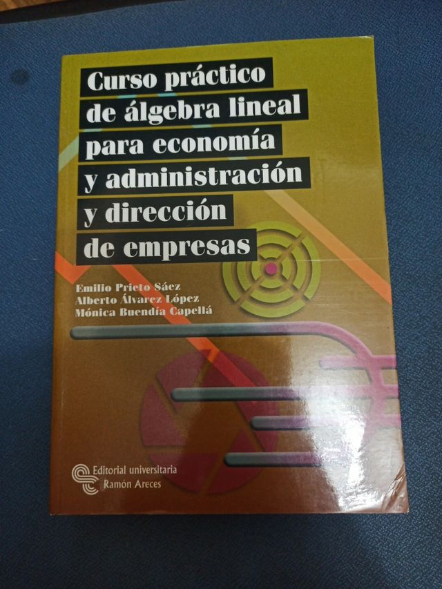 Curso Práctico de álgebra lineal para economía
