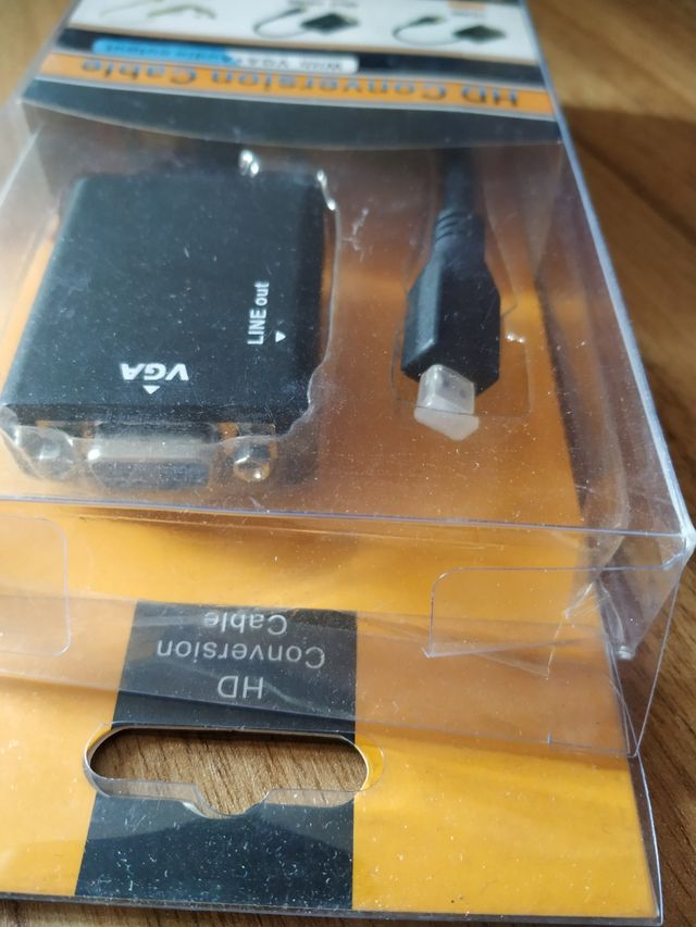 adaptador micro HDMI a VGA nuevo