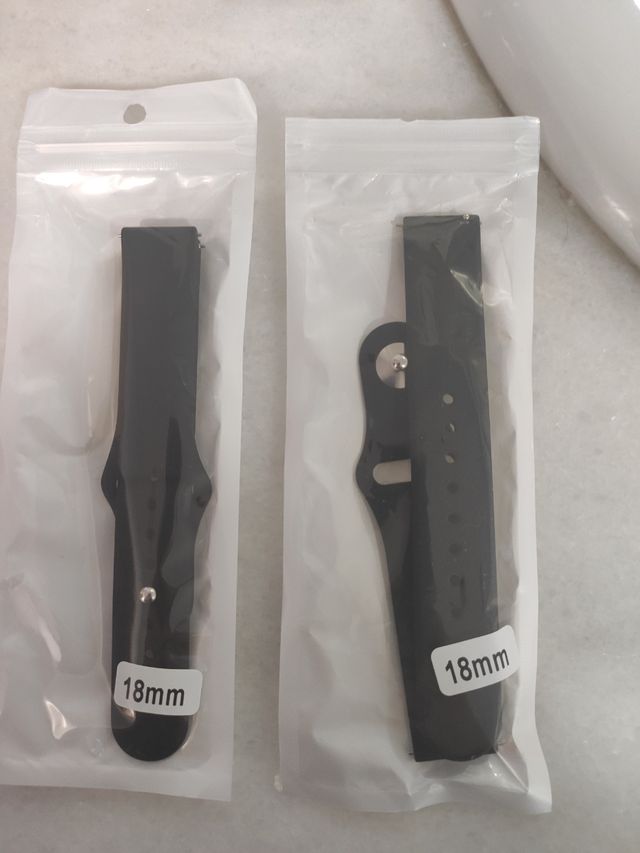 2 correas para reloj inteligente 18 mm