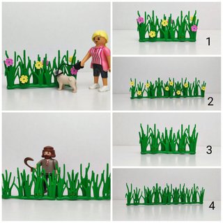 tira de hierba de Playmobil original
