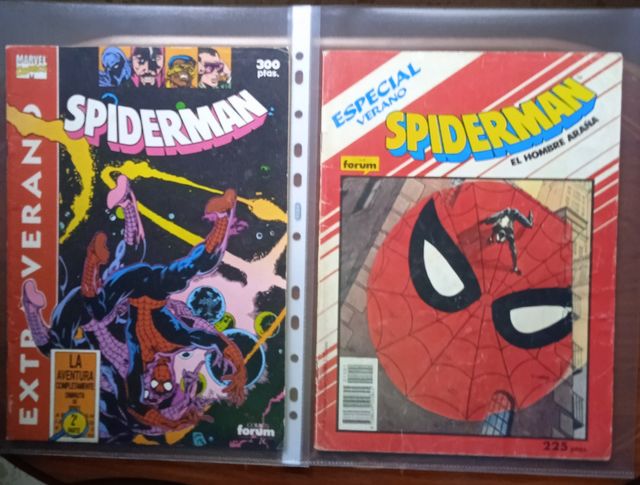 Cómic Spiderman años 80
