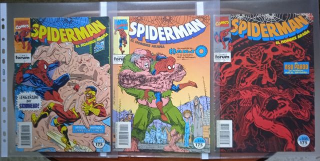 cómic de Spiderman años 80