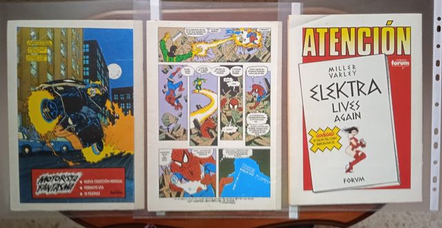 cómic de Spiderman años 80