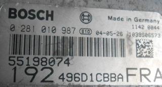 CENTRALITA FIAT 0281010987 55198074