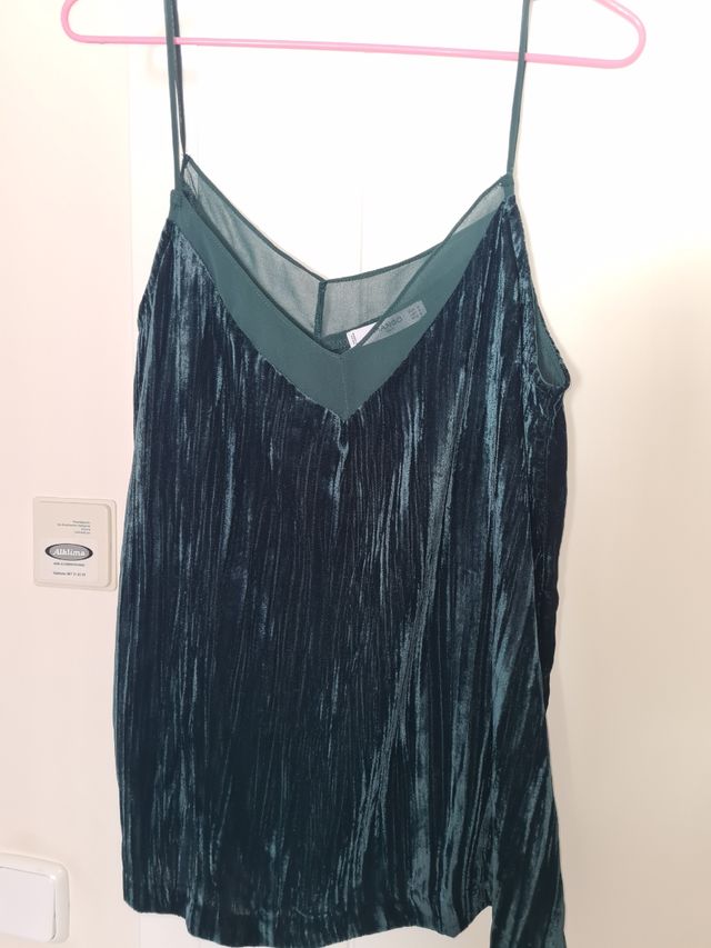 Top lencero terciopelo