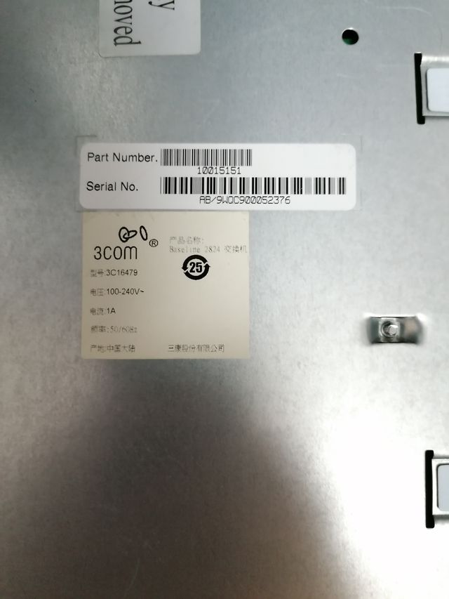 Interruttore 3COM 2824 3C16479