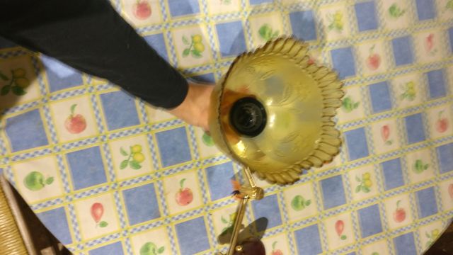 Antigo, rústico, como novo candeira/candeeiro de parede