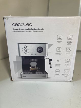 Cecotec espresso machine Power Espresso 20 Professionale 1,5L, silver/black  - Coffe \u0026 espresso makers - Photopoint.lv