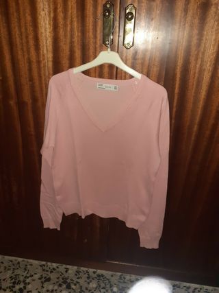 JERSEY BÁSICO CUELLO ALTO - Marino | ZARA España