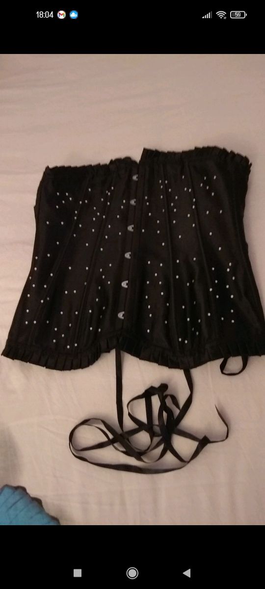 2 corsé  fiesta  negro y rojo