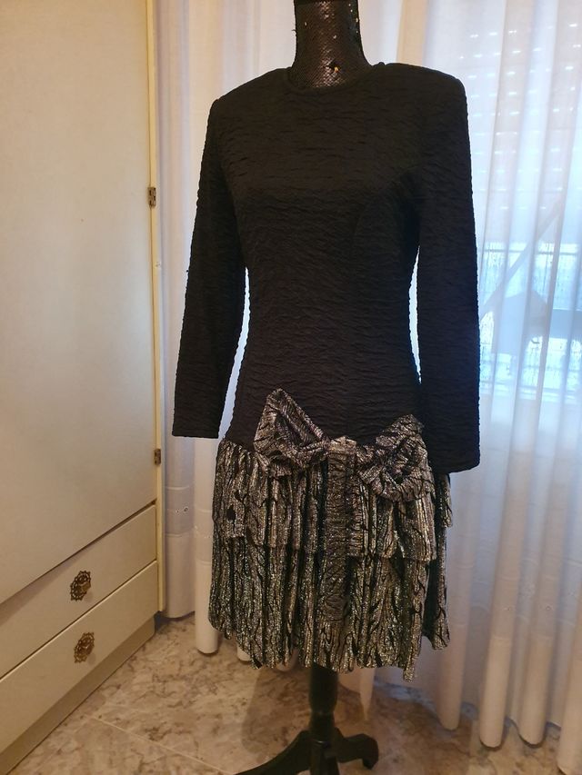 vestido lame talla 46