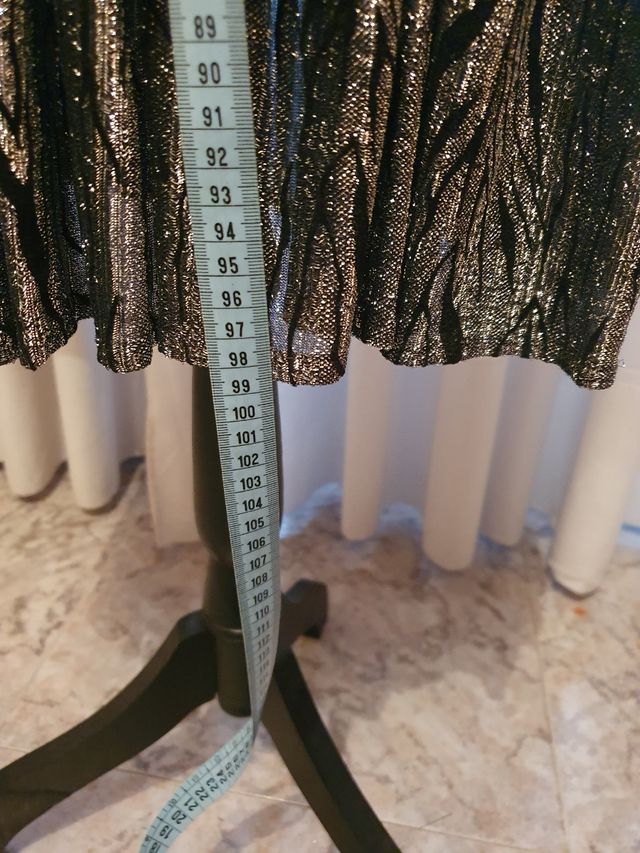 vestido lame talla 46