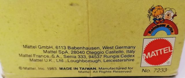 Rainbow Brite Nueva en caja. 1983