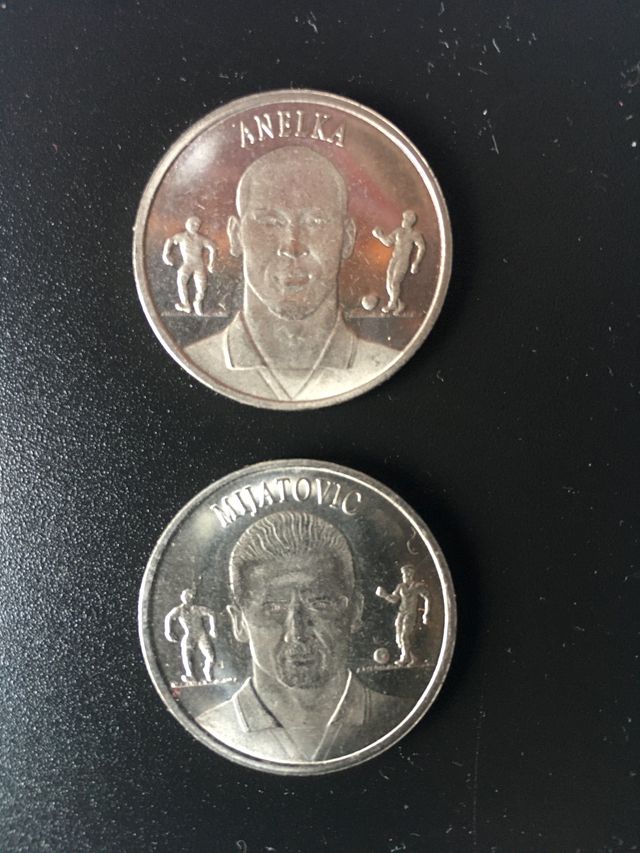 11 Monedas del Real Madrid 1902-2000