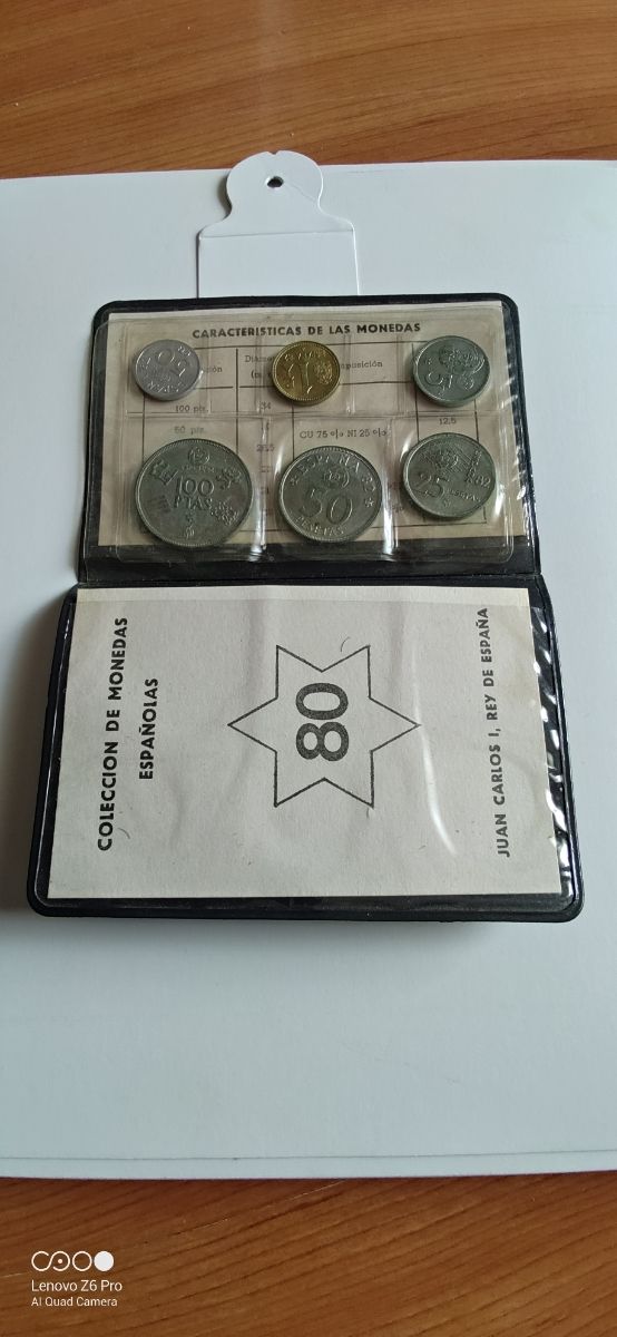 Colección Monedas  Españolas 1980