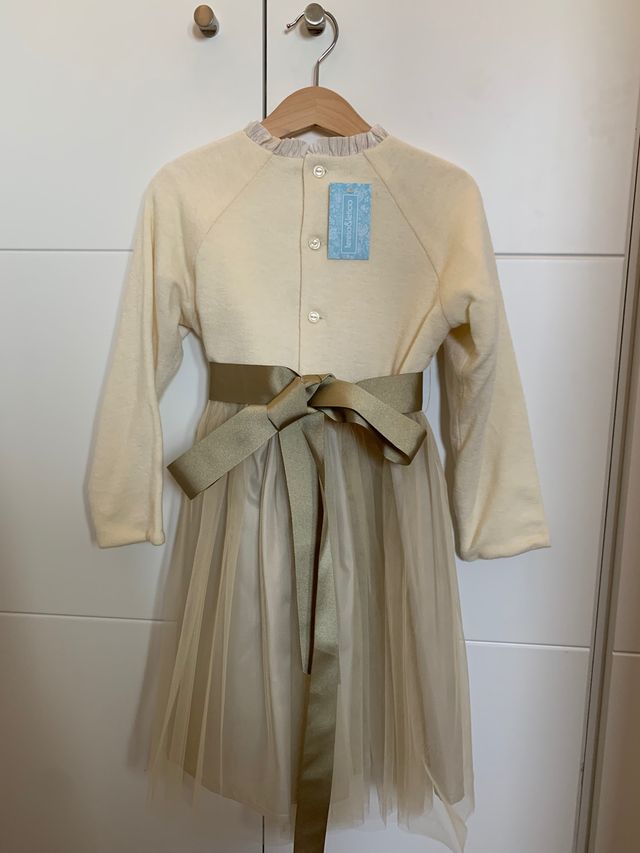 Vestido ceremonia Niña Talla 6-7