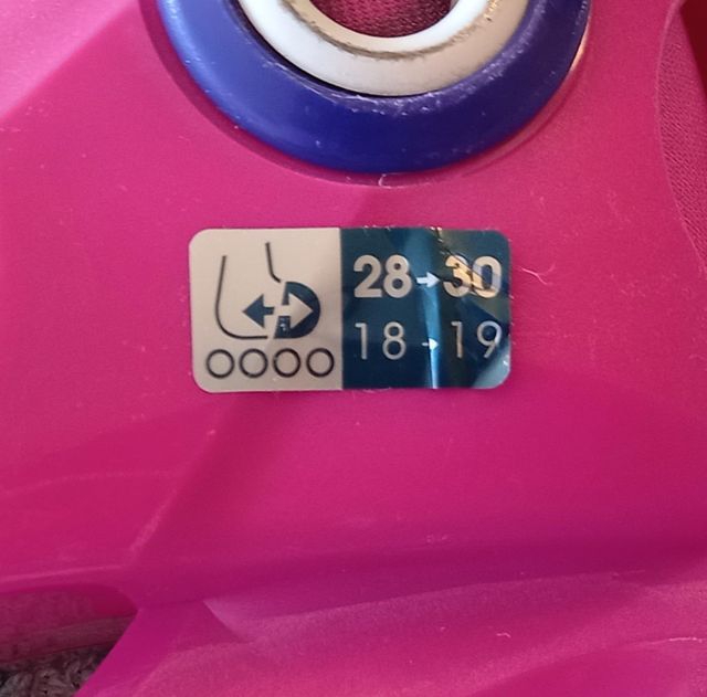 Pattini estensibili da bambina Decathlon taglia 28/30