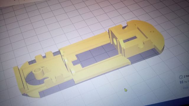 CHASIS PARA SCALEXTRIC FIAT ABARTH 1000