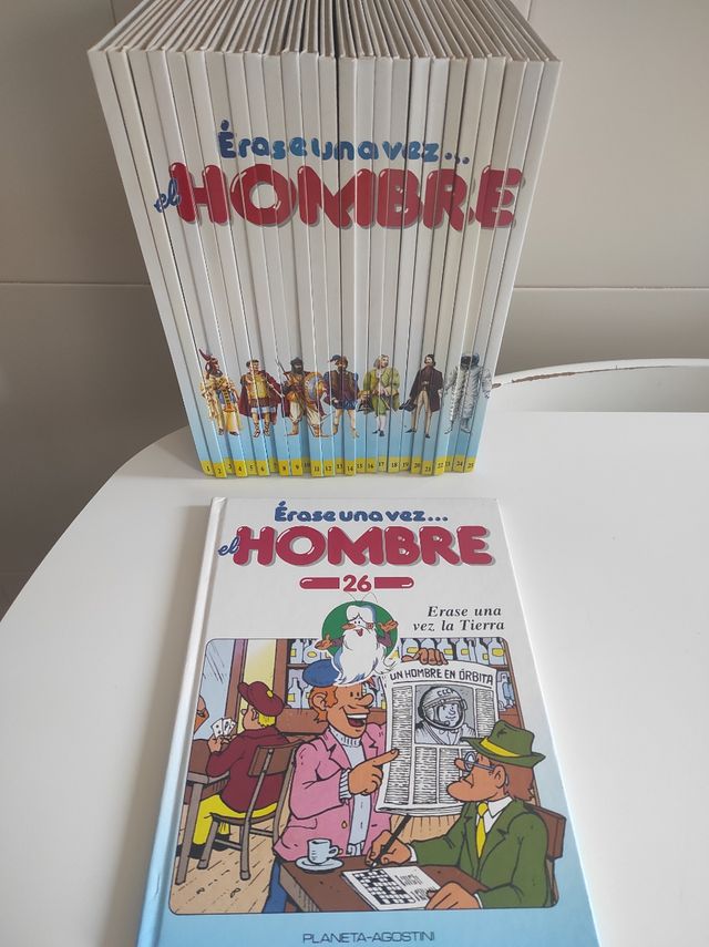 libros Érase una vez el hombre.