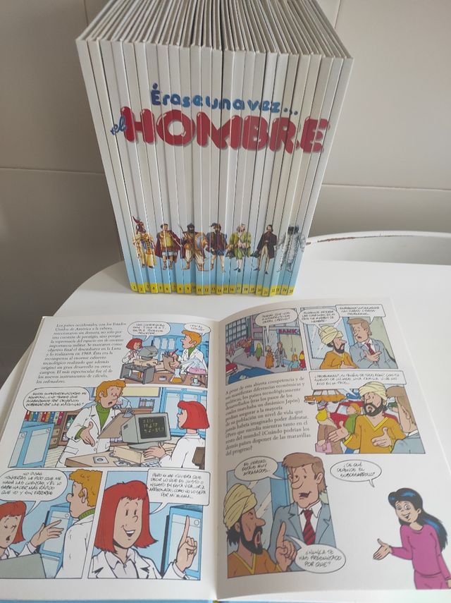 libros Érase una vez el hombre.