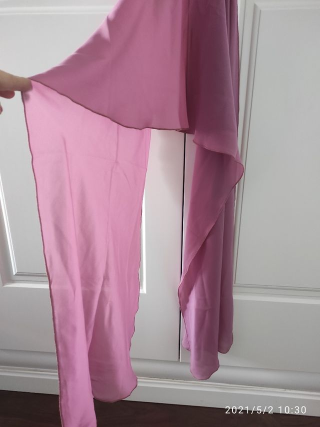 Falda de fiesta con chal a juego