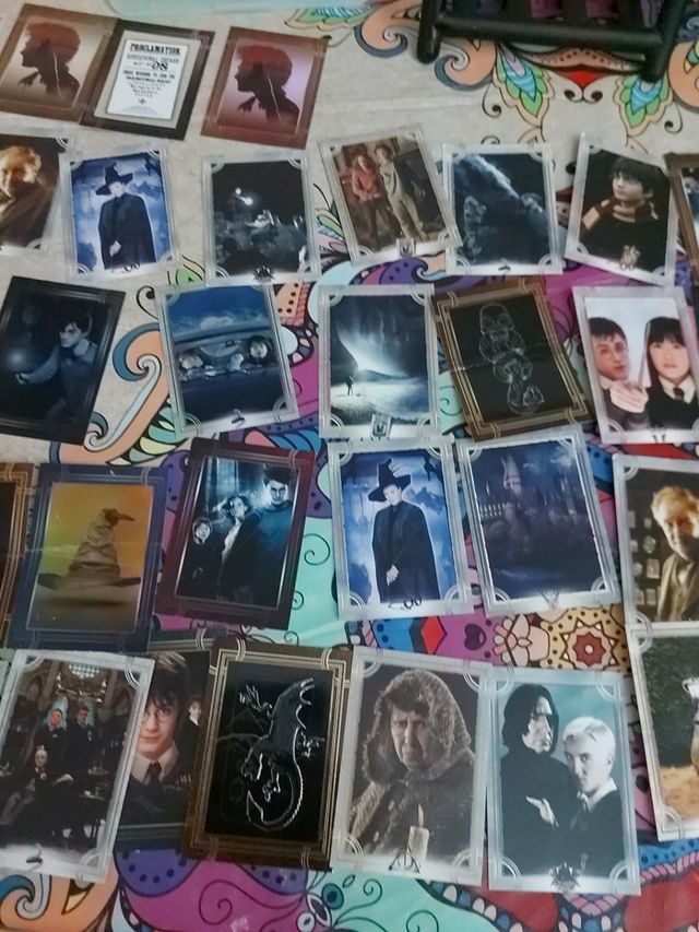 Cartas repes Panini colección Harry Potter